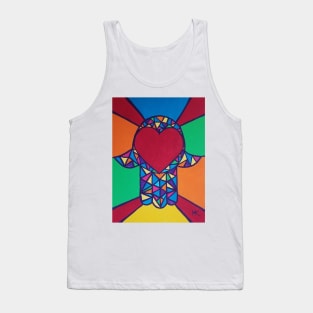 Heart Hamsa by Harriette Knight Tank Top